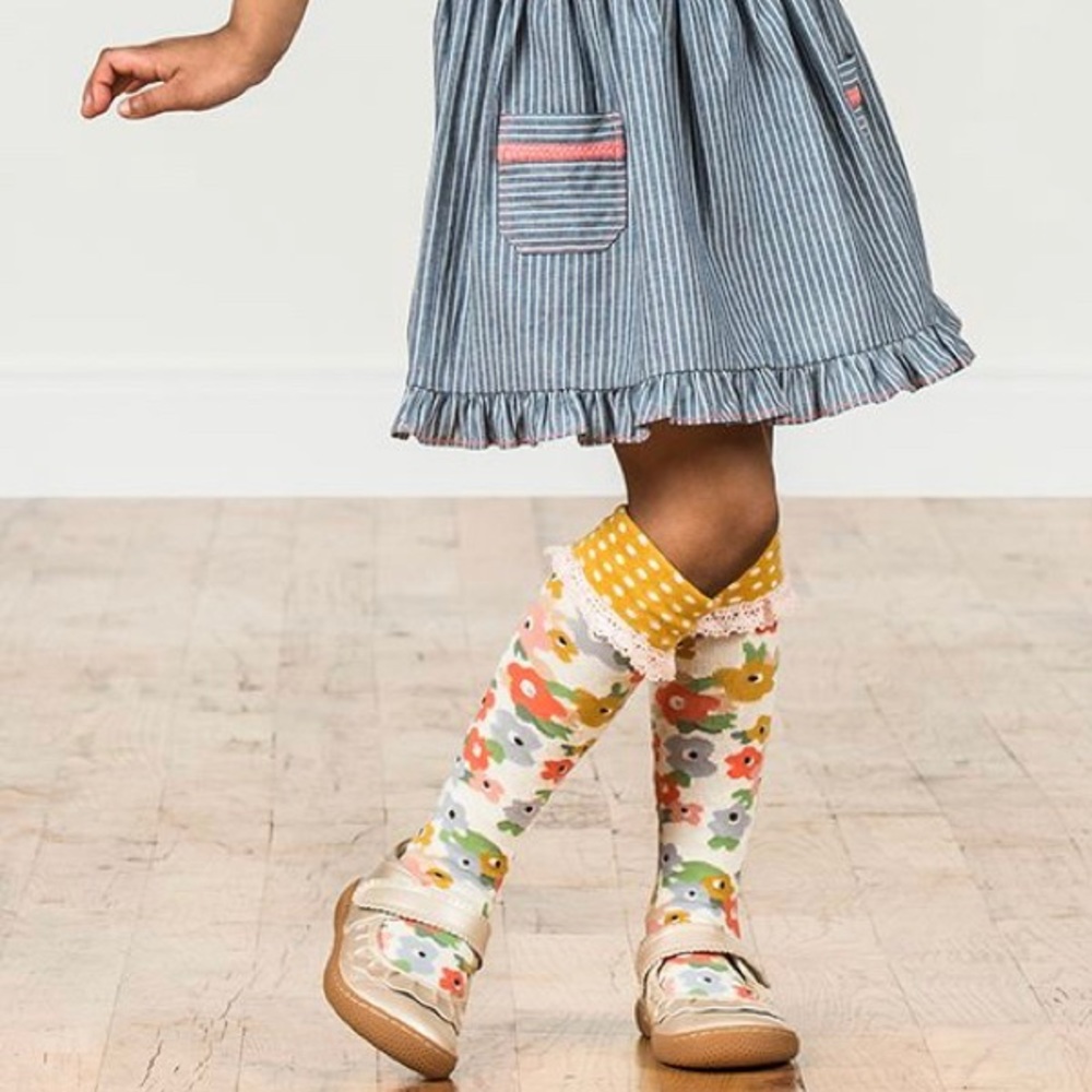 Matilda Jane floral knee sock